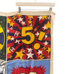Chanel 2026 'Metiers D'Art' Pop Art Square Scarf