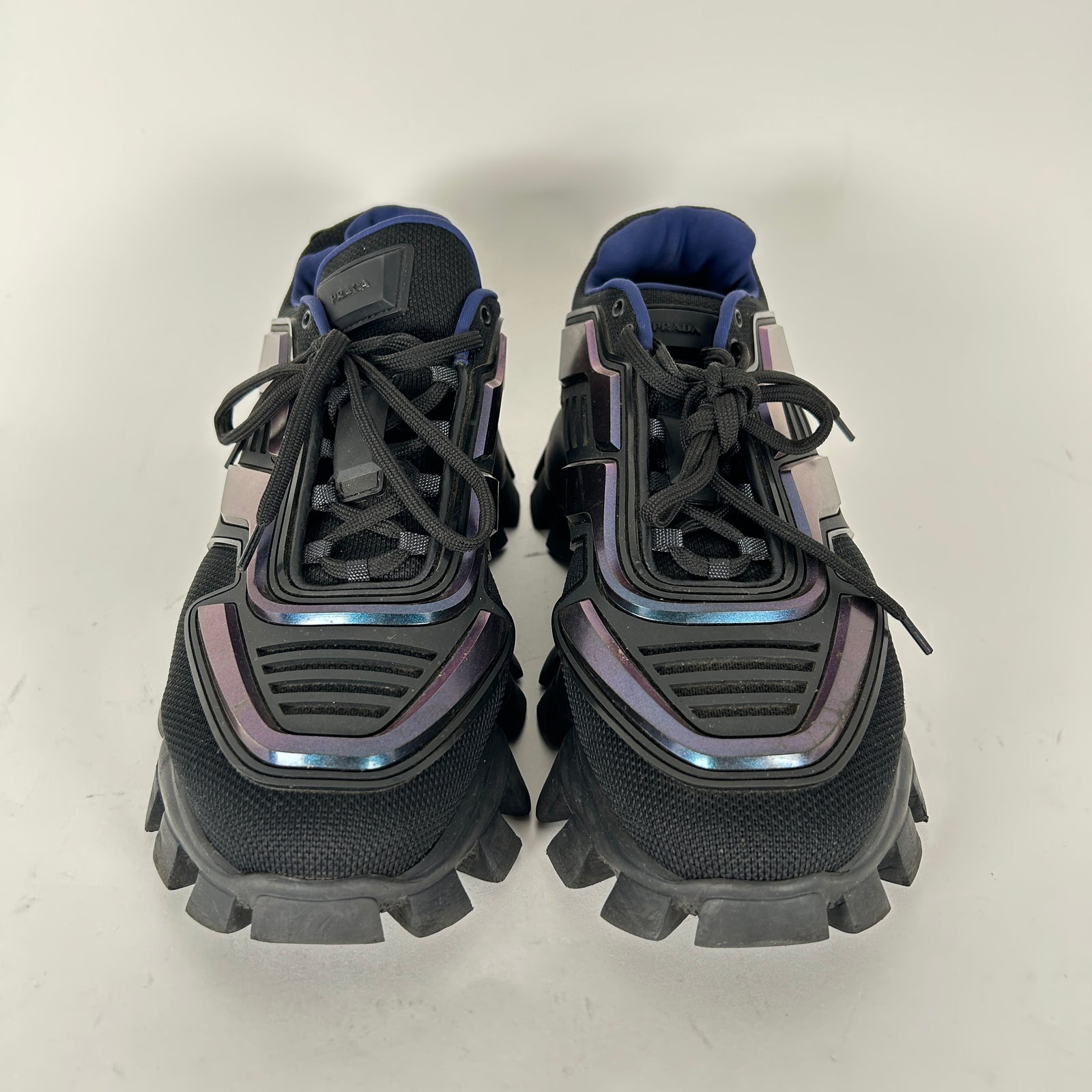 Prada Blue Pearlescent Cloudbust Thunder Sneakers Size 10.5