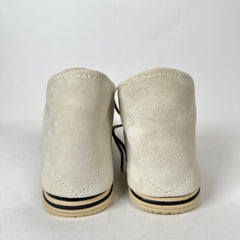 Visvim White Huron Lhamo Hi-Folk Sneaker Size 9.5
