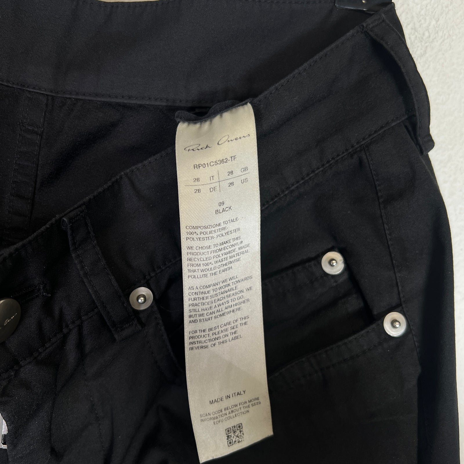 Rick Owens EDFU SS23 Bolan Banana Cut Pants