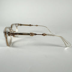 Chrome Hearts 'Duck Butter' Gold/Clear Frame Glasses