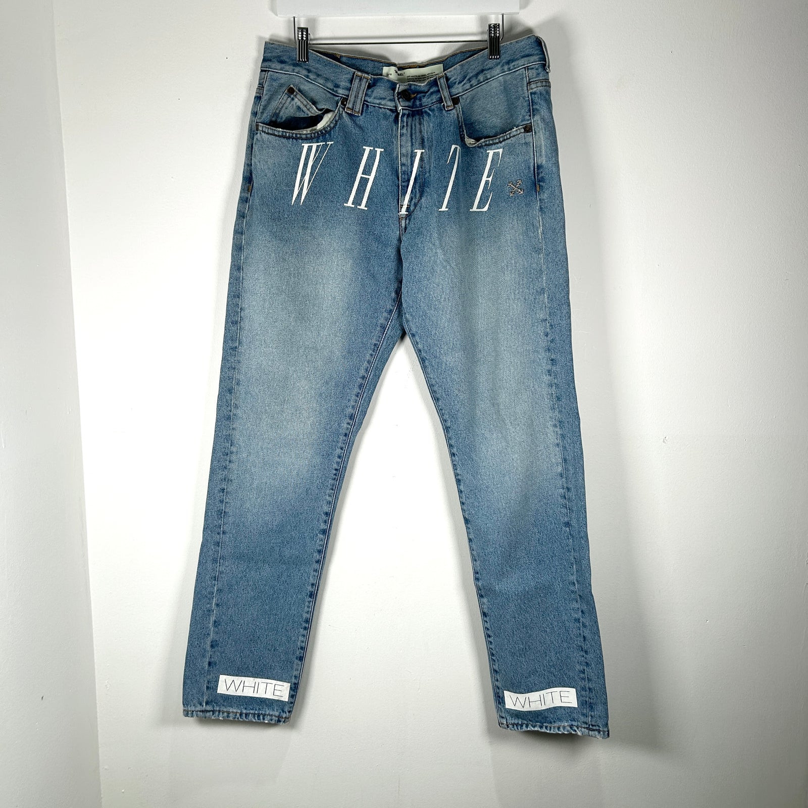 Off-White Stencil Graphic Jeans Size 36
