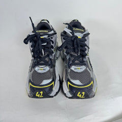 Balenciaga Grey/Yellow Runner Size 42
