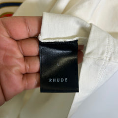 Rhude Cream New Money Logo T-Shirt Size L