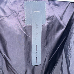 J.L - A.L Black 'Minno' Nylon Track Jacket Size M