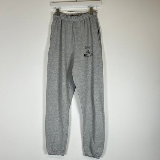 Gallery Dept Grey Logo Sweatpants Size S