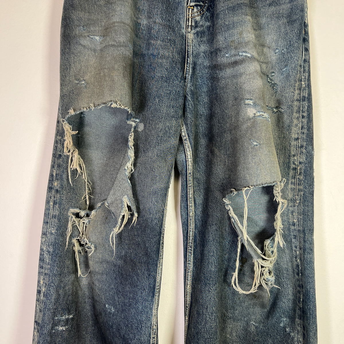 Balenciaga SS23 Mud Wash Baggy Denim Jeans