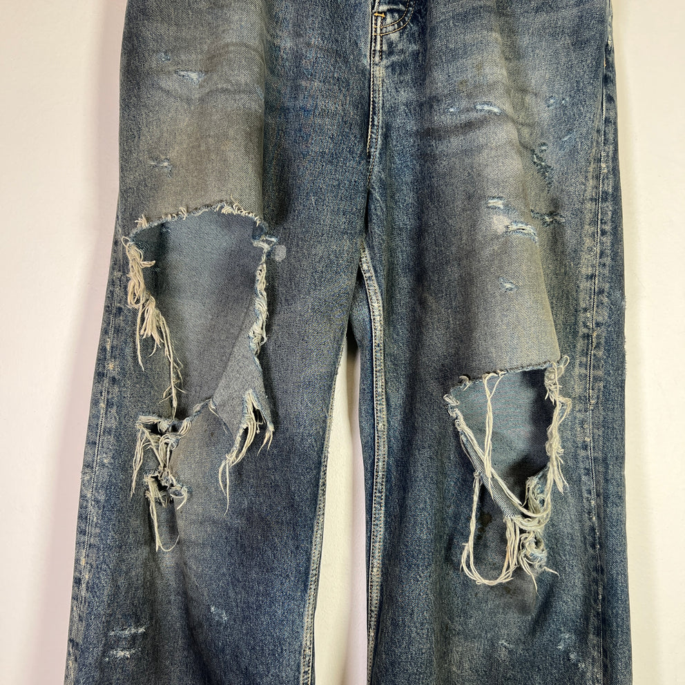 Balenciaga SS23 Mud Wash Baggy Denim Jeans