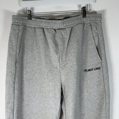 Helmut Lang Spell-Out Logo Grey Sweatpants