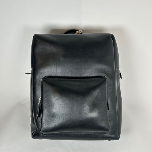 MCM Black Lamsbskin Leather Backpack