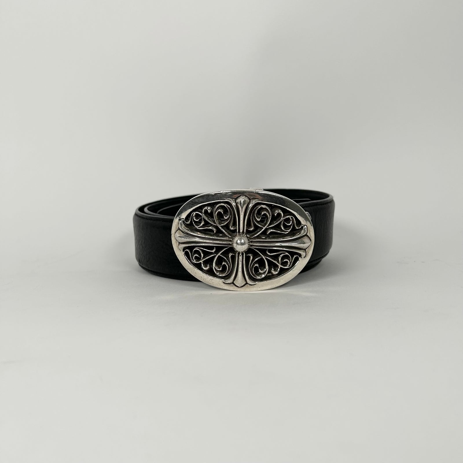 Chrome Hearts Oval Cross Belt Size 38