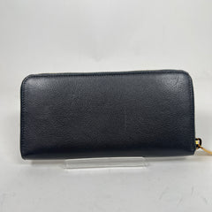 Saint Laurent Grey Zip-Around Wallet