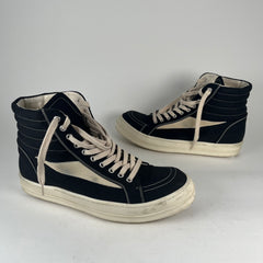 Rick Owens Black Milk High-Top Vans Size 43