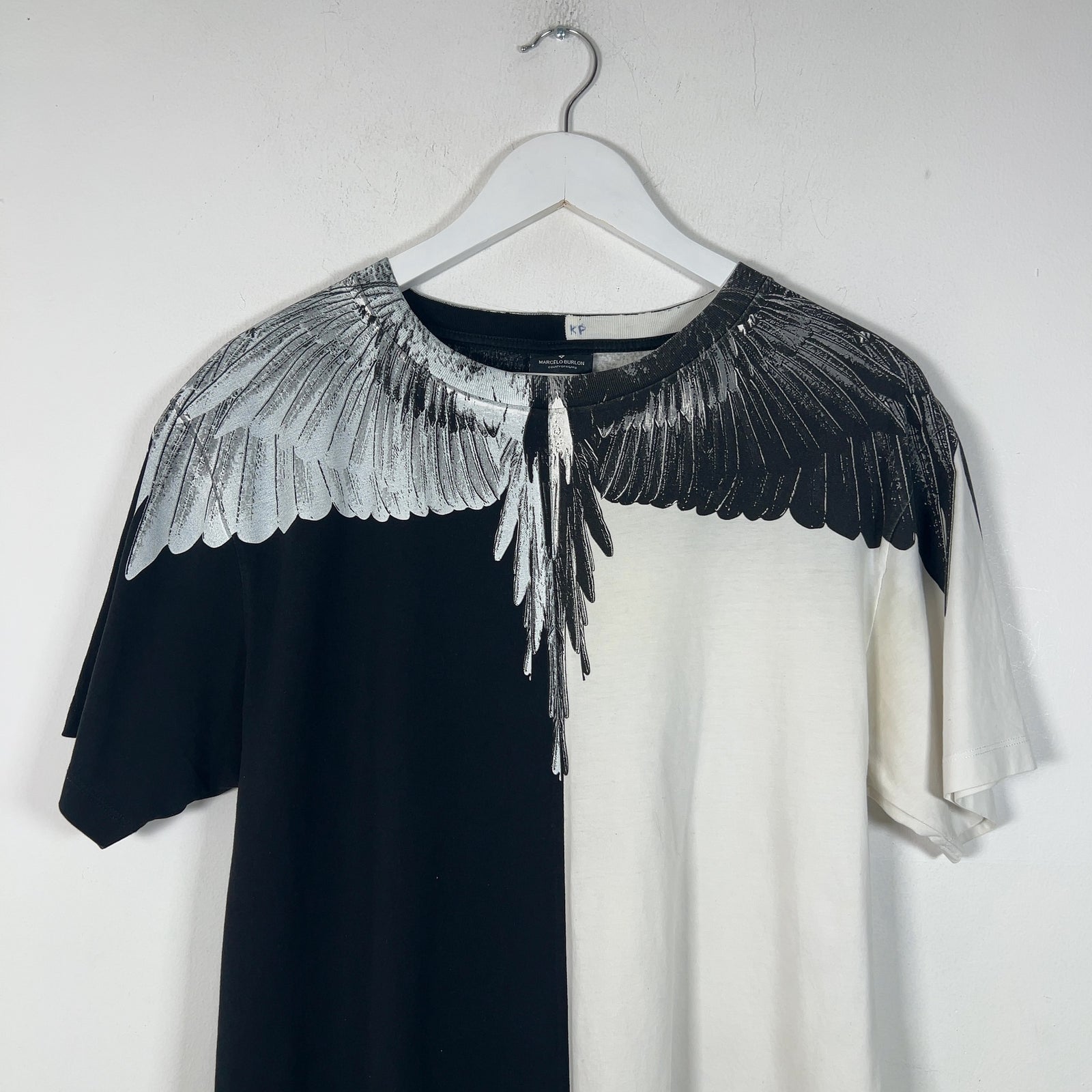 Marcelo Burlon Contrast Wings Graphic T-Shirt