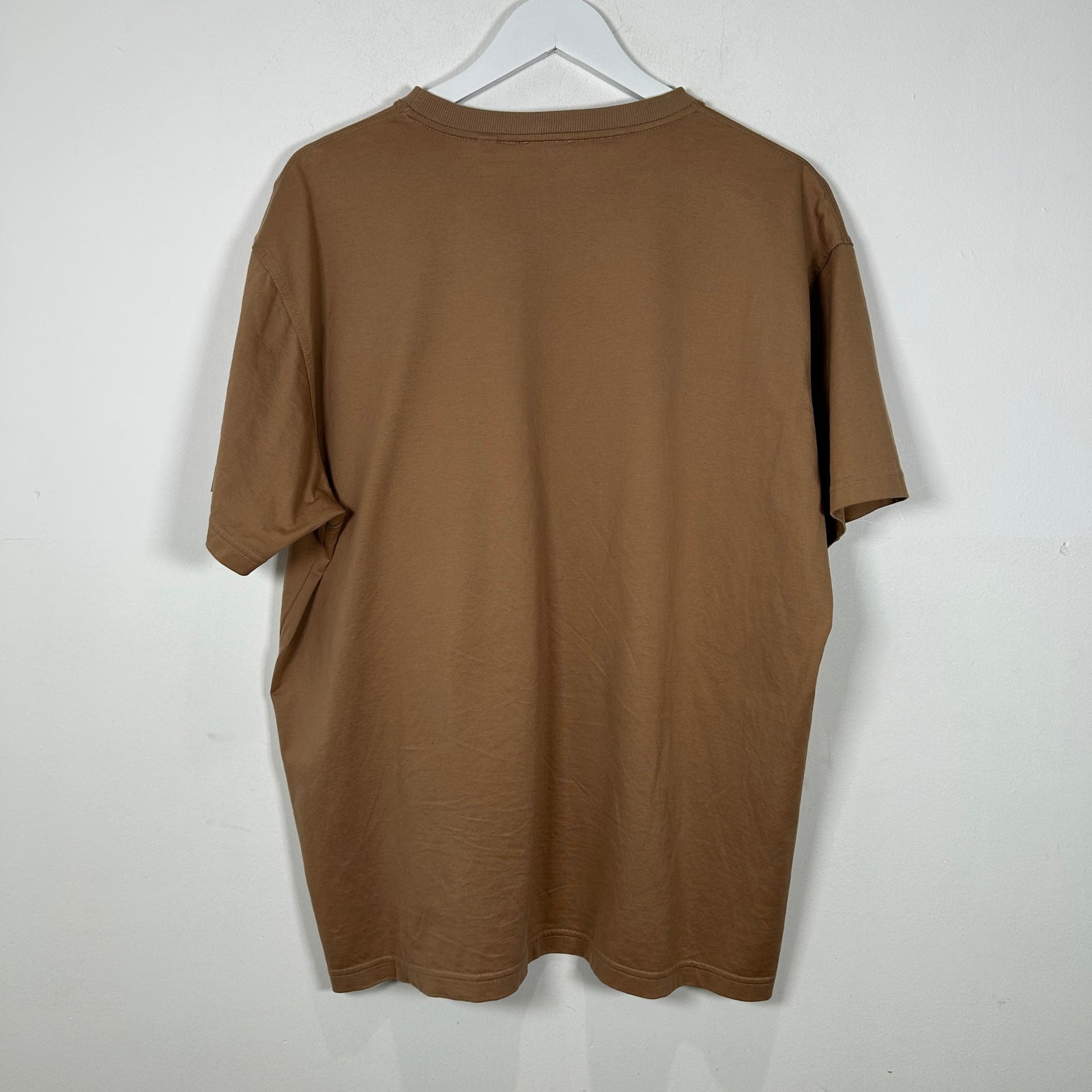 Burberry Brown Spell-out Logo T-Shirt Size M