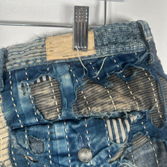 Kapital Boro Denim Shorts Size 34