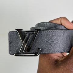 Louis Vuitton Eclipse Monogram LV Initiales Belt