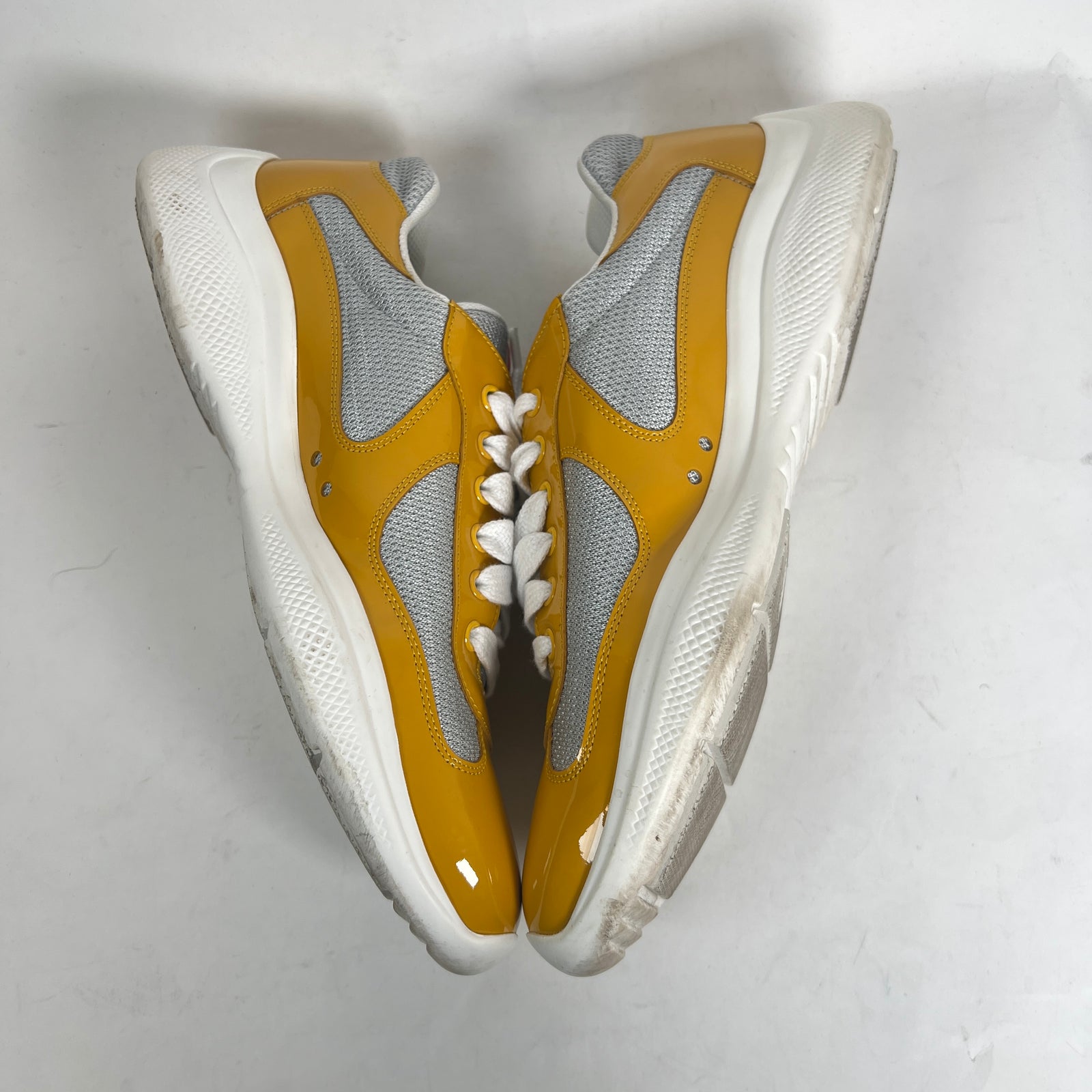 Prada Yellow America Cups Size 8.5