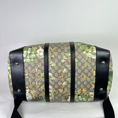 Gucci GG Supreme Blooms Medium Duffle Bag
