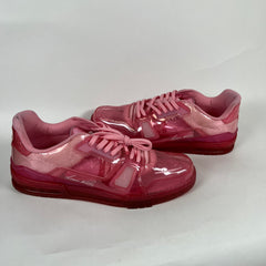 Louis Vuitton Fluorescent Pink Trainer Size 13