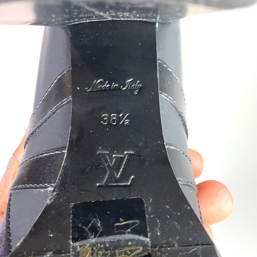 Louis Vuitton Monogram Star Trail Combat Boots