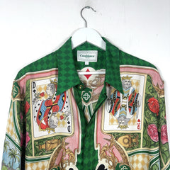 Casablanca 'Le Jardin Des Cartese' Silk Button-Up Shirt