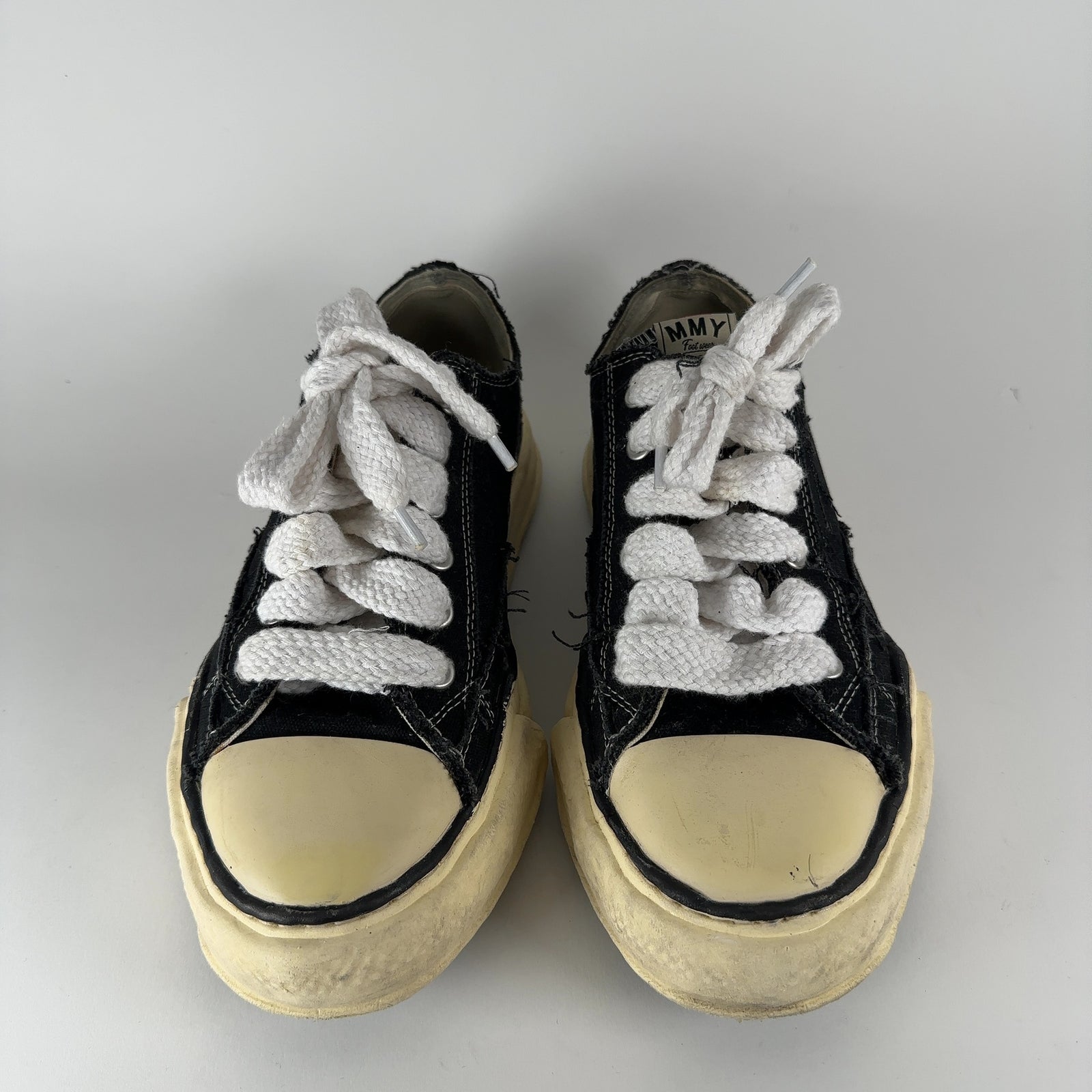Maison Mihara Yasuhiro Distressed Canvas Low Top Sneaker