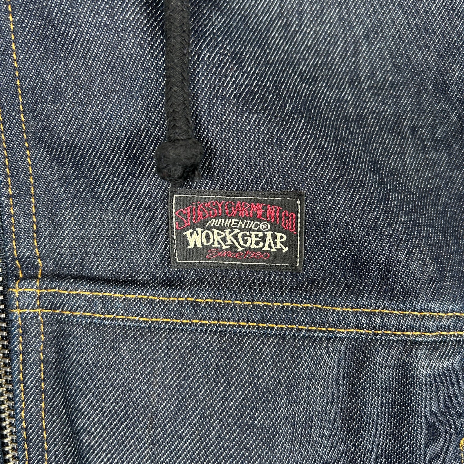 Stussy Work Gear Denim Jacket Size S