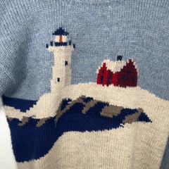 Bode Snowy Landscape Sweater