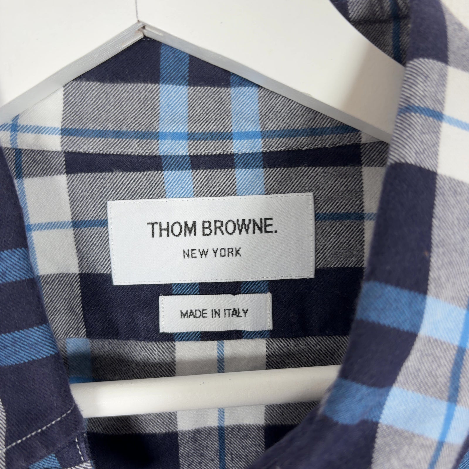 Thom Browne Plaid Button-Up Shirt