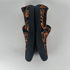 Dries Van Noten Gold Spiral Slip-On Sneaker Size 12