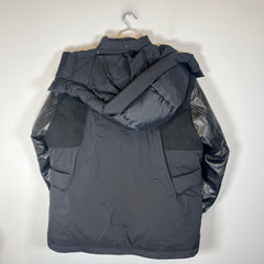 Junya Watanabe x Daiwa Pier39 Black Hybrid Varsity Puffer Jacket Size L