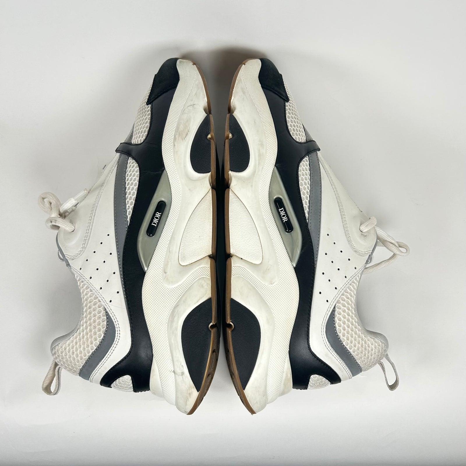 Dior B22 White/Black Sneaker Size 46