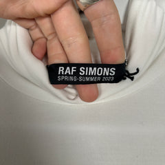 Raf Simons SS23 White 'R' Turtleneck Size M