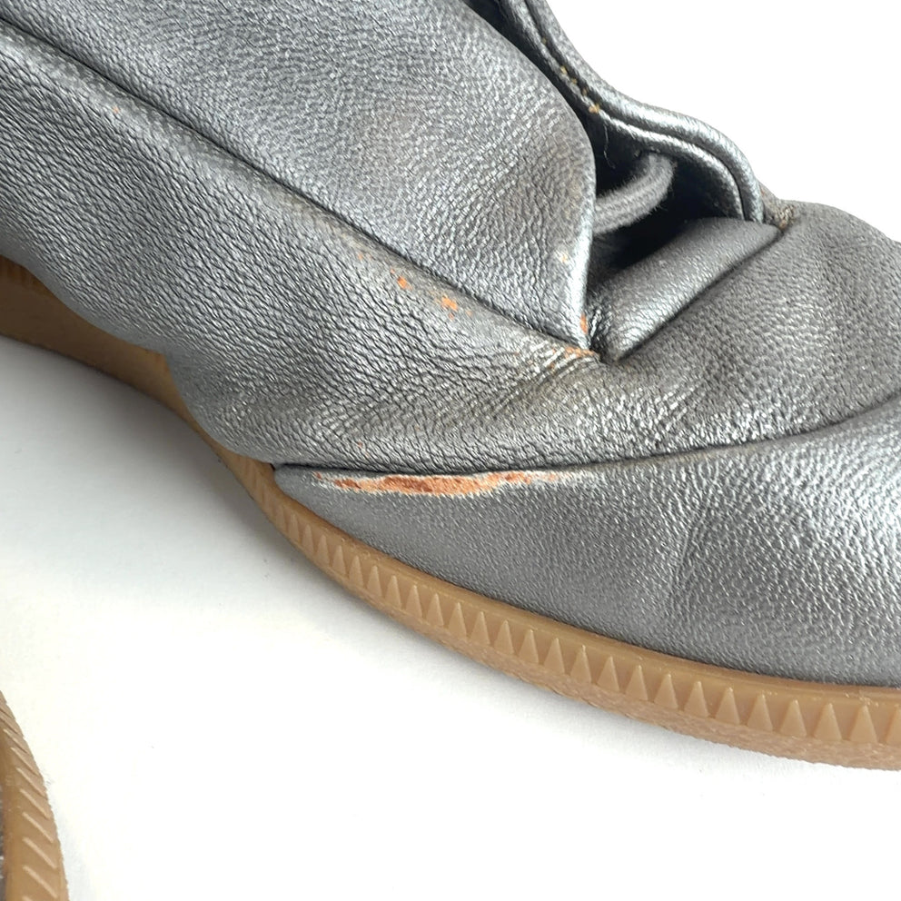 Maison Margiela Silver Gumsole Futures Hightop Sneakers