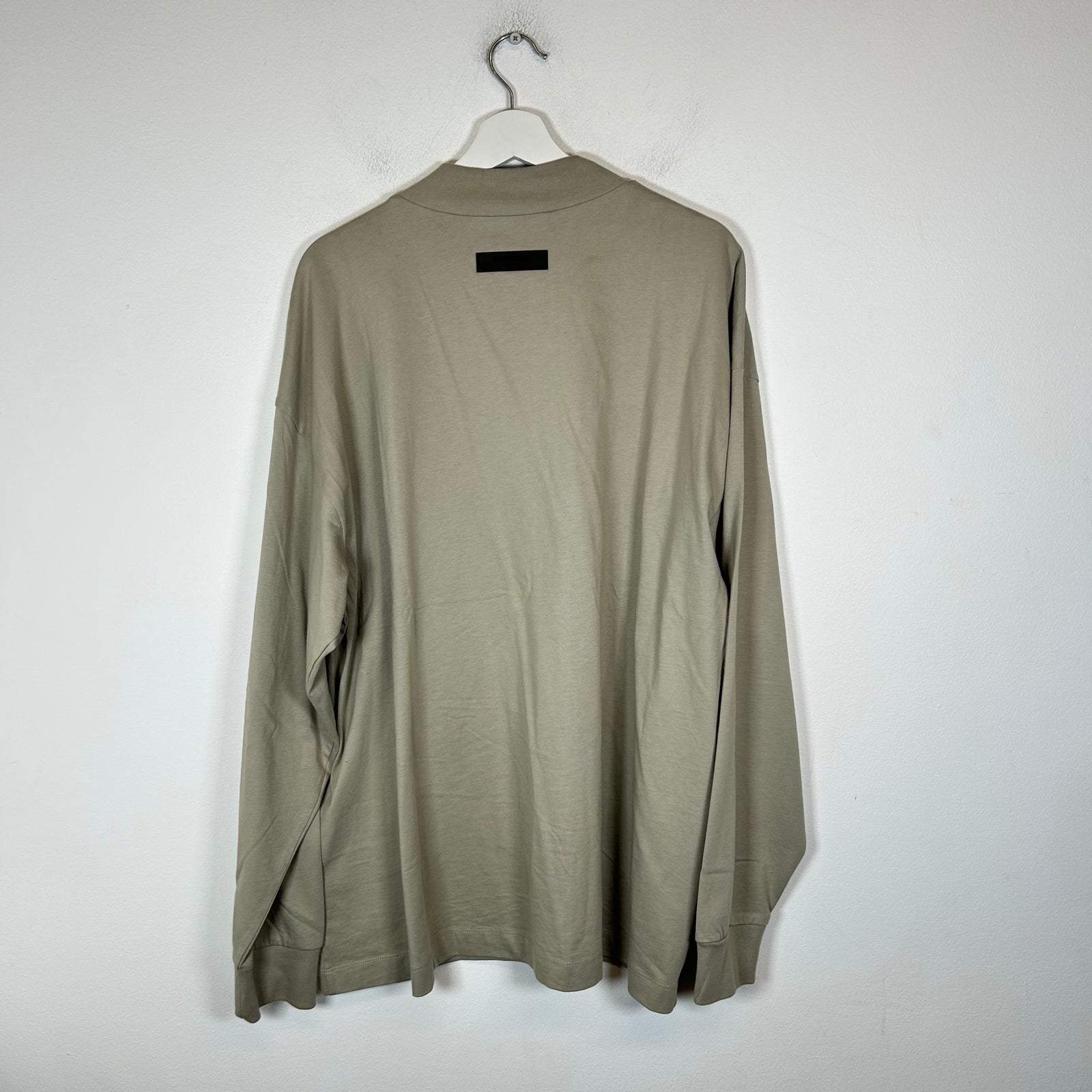Essentials Tan Logo Longsleeve Size L