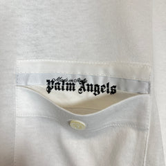 Palm Angels White Pocket Logo T-Shirt Size L