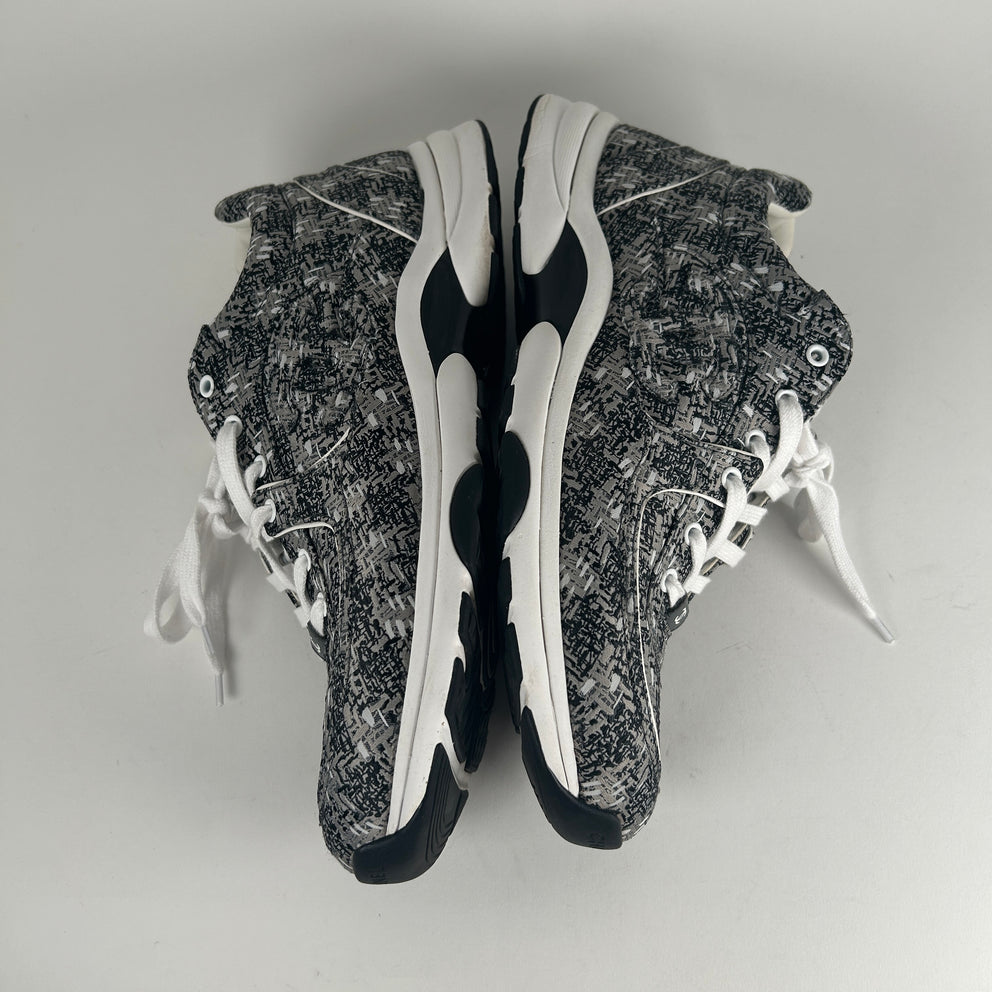Chanel Tweed Technical Knit Interlocking CC Trainer Size 45