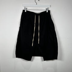 Rick Owens Black Pod Shorts Size M