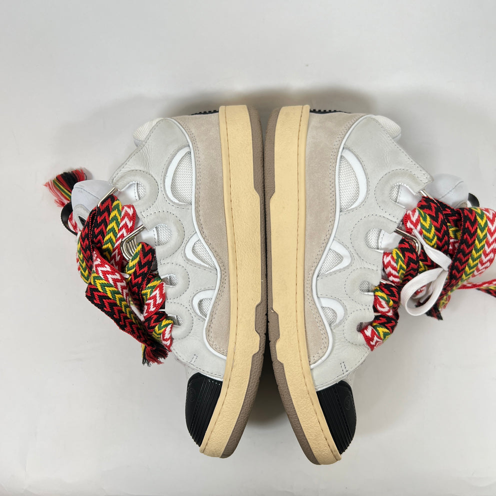 Lanvin White OG Curb Sneaker Size 42