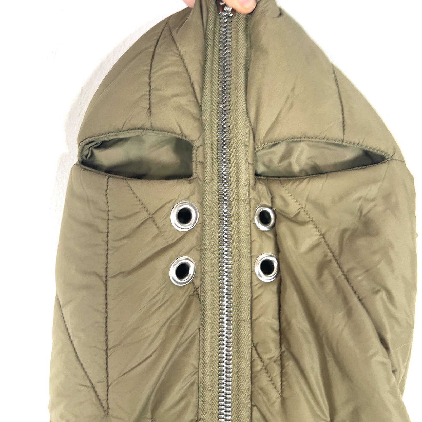 Rick Owens DRKSHDW Padded Gimp Full Zip Nylon Puffer Jacket