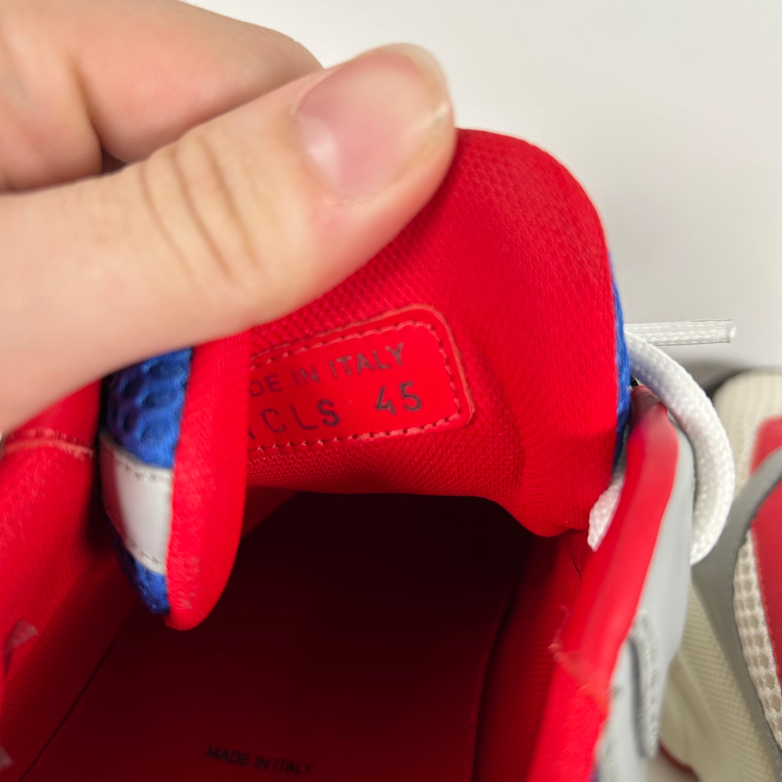 Dior B22 Red / Silver / Blue Size 45