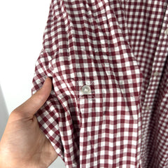 Burberry Gingham Button Up Shirt