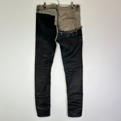 Rick Owens DRKSHDW Sample Patchwork Tyrone Cut Jeans