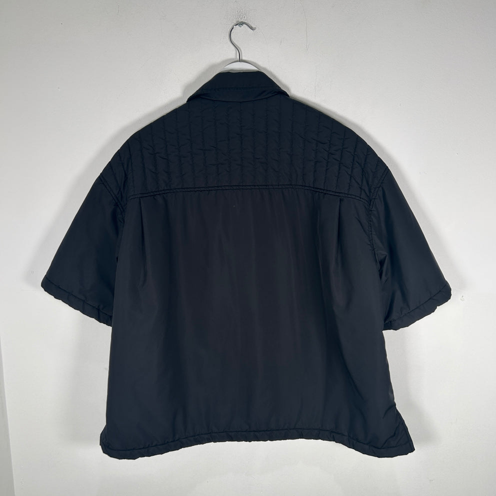 LE17SEPTEMBRE Double Layer Puffer Nylon Camp Shirt Size L