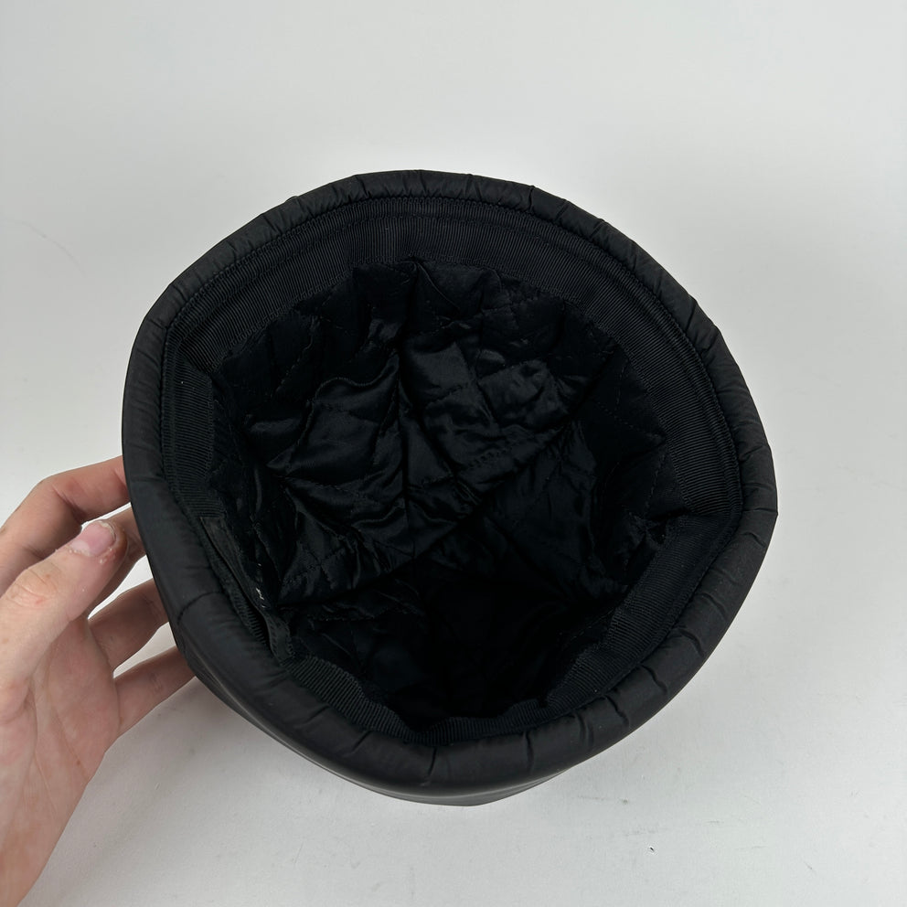 Prada Black Re-Nylon Beanie Size M