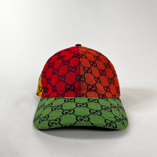 Gucci GG Multicolor Canvas Baseball Cap