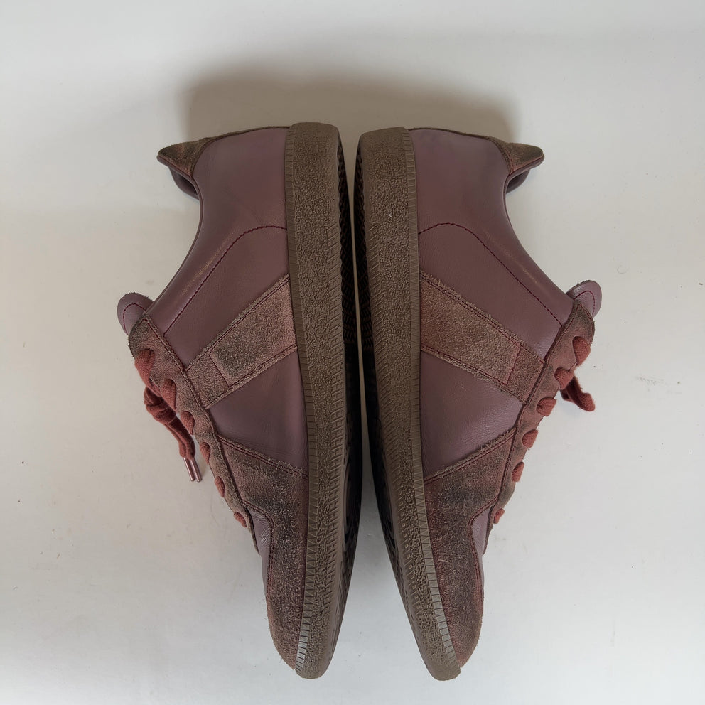 Maison Margiela Plum Replica Gats Lowtop Sneakers