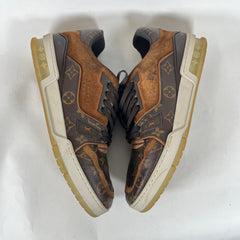 Louis Vuitton Brown Suede Trainers LV 8.5
