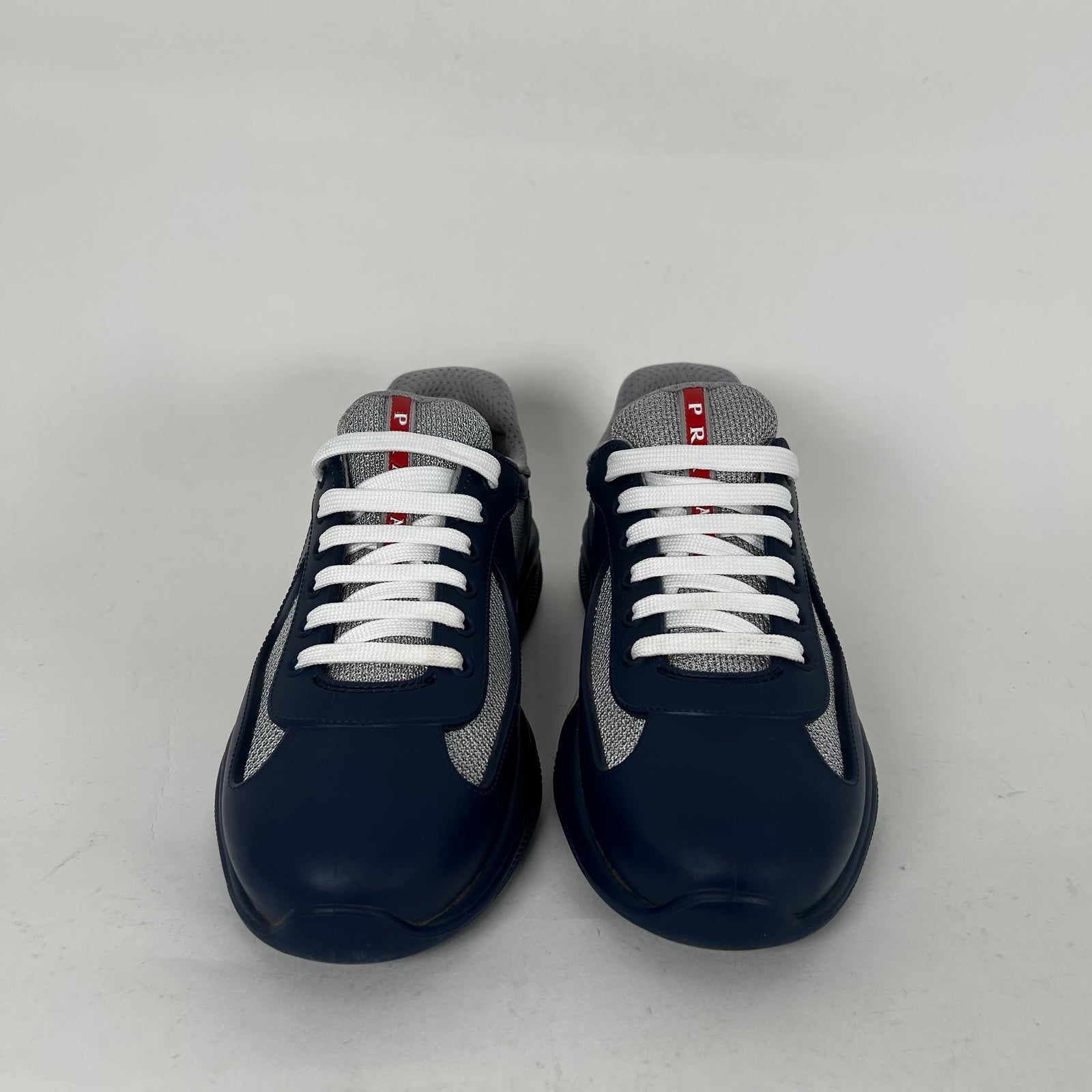 Prada Navy Rubber Cups Size 40